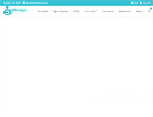 Tablet Screenshot of egitimdeyiz.com